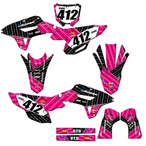 2022-2024 CRF 250 RX RACE SERIES Pink Senge Graphics Kit Compatible with Honda - Picture 1 of 10