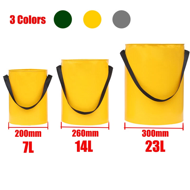 CollapsaIble Water Bucket - Faltbarer Angeleimer, Falteimer, Eimer - Bild 1 von 4
