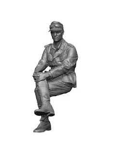 1/48 H3 Models WW2 German DAK Commander 1 3D Printed Figure - Picture 1 of 7
