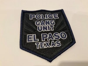 Gang Unit El Paso Police State Texas TX - Picture 1 of 1