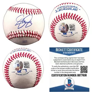 Jennie Finch Autograph Baseball Arizona Wildcats Softball Team USA Auto Beckett - Picture 1 of 9