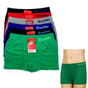 12 Pack Boy Seamless Solid Boxer Briefs Kids Spandex Underwear Soft Active S M L - Picture 1 of 8