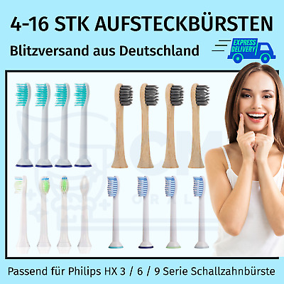 4-16 Ersatzbürsten Für Philips Sonicare Aufsteckbürsten - Modellauswahl  • 5.85€