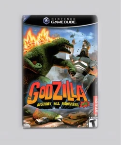 GODZILLA DESTROY ALL MONSTERS / GAMECUBE - 2"x3" FRIDGE MAGNET (nintendo game - Picture 1 of 3
