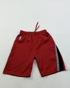 Portland Trail Blazers Shorts Boys M Medium Red Adidas - Picture 1 of 8