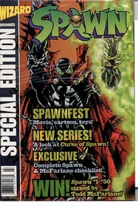 Wizard Magazine Spawn Special Edition Tribute + AOL Disc Captain America - Picture 1 of 8