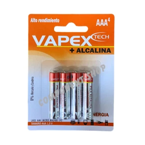 12 pilas alcalinas VapexTech AAA LR03 MN2400. Vendedor Reino Unido - Imagen 1 de 1