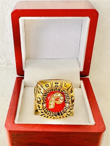 1980 Philadelphia Phillies World Series Ring W Box, 🇺🇸 SHIP, Mike Schmidt Cover