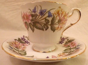 Paragon COUNTRY LANE (SCALLOPED RIM) Tea Cup & Saucer - Picture 1 of 5
