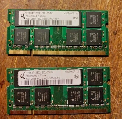 Memoria RAM per HP Compaq Presario C700 - 2GB 2x1GB PC2-5300S DDR2 667mhz - Immagine 1 di 2