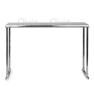 CMI 14" x 36" Commercial Kitchen Stainless Steel Single Overshelf Work Table - Picture 1 of 5