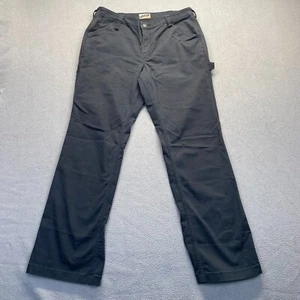 Duluth Trading Company 40 Long Grit Pants Size 14  Gray Straight Leg Work - Picture 1 of 12