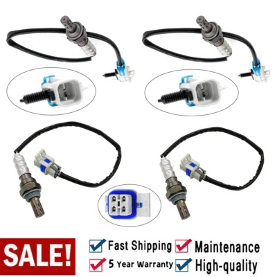 Sensor de oxígeno arriba+abajo 4 piezas para Chevrolet Tahoe Silverado 1500/2500/3500 2008-14 Foto 1 de 4