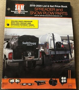 2019-2020 S.A.M. Snowplow Aftermarket Mfg List and Net Price Book Catalog - Foto 1 di 1