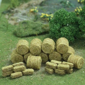 MP Scenery Products 70050 - Scala HO - Balle di fieno marrone 30/pk 10 pz. e 20 Rec. - Foto 1 di 1