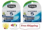  8 Schick Hydro 5 Razor Blades Men's Refill Cartridges fit Power Shaver 4 Open