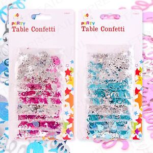 TABLETOP CONFETTI DECORATION 25g - 250g Pack Metallic Party Table Stars/Balloon