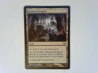 Haunted Fengraf	 Dark Ascension - Magic the Gathering MTG - Land - Image 1 of 2