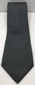 Mario Valentino Geometric Necktie 56"LX3.5"W MADE IN USA 100% Silk - Picture 1 of 4