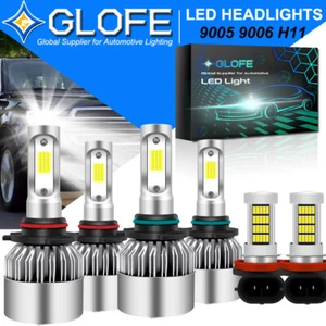 Bright Front LED Headlight+H11 Fog Light Bulb For Ford F-150 2015-2020 9005 9006 - Picture 1 of 9