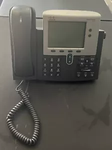 Cisco CP-7942G Unified IP VoIP Business Office Phone with Base and Handset #1 - Picture 1 of 3