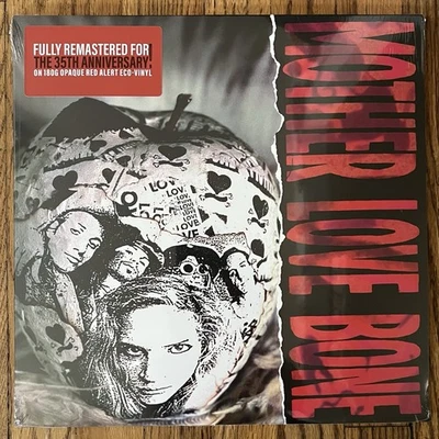 MOTHER LOVE BONE- Apple -SEALED!!!  180g, Opaque Red Vinyl, Anniversary Edition - Image 1 of 2