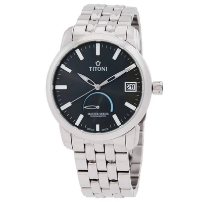 Titoni Master Series Automatic Anthracite Dial Men's Watch 94388-S-579 - Image 1 of 3