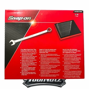 Snap-on Tools NEW SOEXM01FMBR 7-19mm 13 pc 12-Point Metric Wrench Set with Foam - Bild 1 von 16