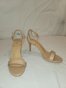 Express Nude Ankle Strap Heels Size 9M. NEW - NEVER WORN! - Picture 1 of 6