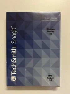 TechSmith Snagit Software Windows 12.0 Mac 3.0 Screen Capture Video Creation - Picture 1 of 3