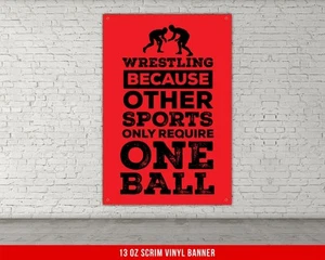 Individuelles Wrestling Banner - Motivierendes Zitat Poster für Team Zimmer Deko - Bild 1 von 7