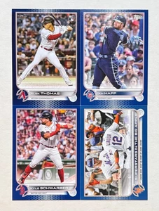 2022 Topps Series 1, 2, Update- ROYAL BLUE PARALLEL - You Pick Complete Your Set - Picture 1 of 20