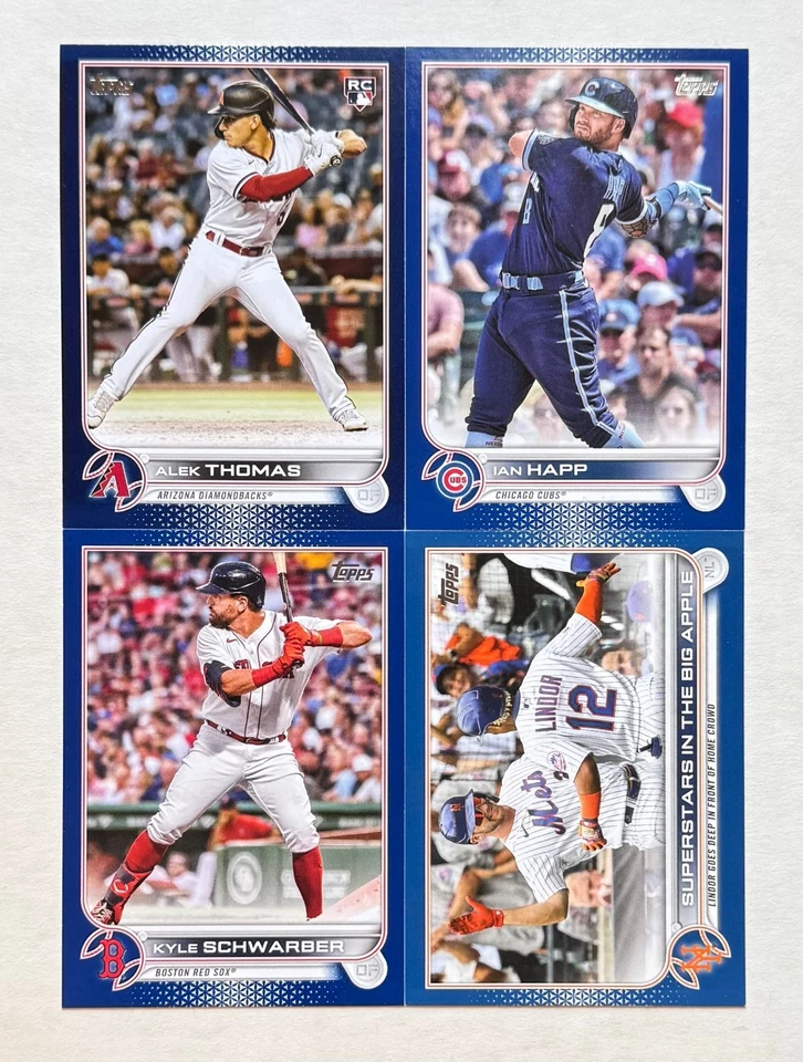Topps Serie 1, 2 2022, Actualización - Paralelo Azul Real - Tú eliges Completa tu Set Foto 1 de 1