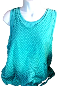 woman's FILA Sport 'live in motion' double layer tank top - size xl - euc - Picture 1 of 3