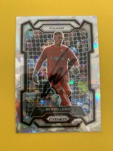 Bernd Leno signierte Silver Ice Prizm Karte mit Zertifikat - Fulham / Germany - Bild 1 von 1