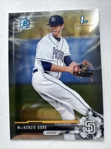 ⭐🦄 2017 Bowman Draft - Ch2017 Bowman Draft - Cromo Mackenzie Gore #BDC-25 🆓📦 - Imagen 1 de 2