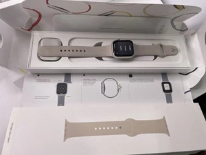 Apple Watch Series 8 41mm Starlight Aluminum w/ Sport Band – Gently Used - Zdjęcie 1 z 6
