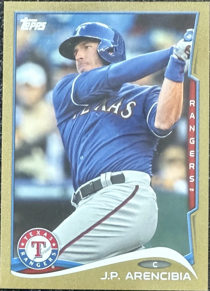 2014 Topps Gold  J.P. Arencibia 627 /2014 - Image 1 of 2