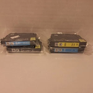4 PC. Genuine Epson 220, 220xl, 288 Ink Cartridges Black Yellow Cyan - Picture 1 of 3
