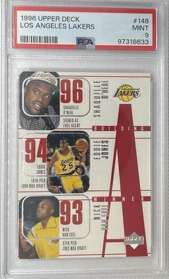 1996-97 Upper Deck #148 Los Angeles Lakers Building A Winner PSA 9 🔥 - Image 1 of 2