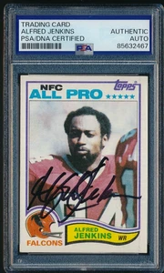 1982 Topps #281 Alfred Jenkins signed auto autograph PSA/DNA crisp black sig - Picture 1 of 2