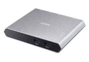 Aten Sharing Switch 2x2 USB-C, 2x Devices, 2x USB 3.2 Gen2 Ports, Power Passthro - Picture 1 of 1