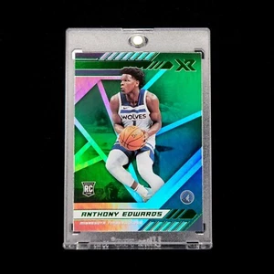 Anthony Edwards RC 🐜- 2020-21 NBA Panini Chronicles XR Green Holo SP Rookie #95 - Picture 1 of 2