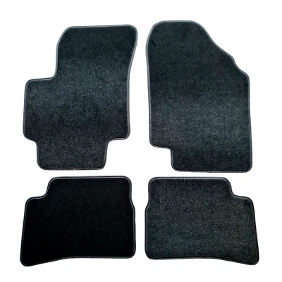 Alfombrillas de terciopelo para coche para Kia Rio impermeables alfombras negras forros automáticos alfombras nuevas Foto 1 de 4