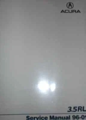 2001 Acura 3.5RL 3.5 Rl Officina Servizio Riparazione Shop Manuale Factory Nuovo - Immagine 1 di 4