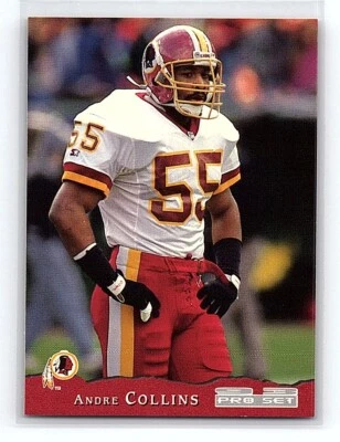 1993 Pro Set Andre Collins Washington Redskins #437 - Image 1 of 2