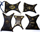 5 Antique Tuareg Leather Pendants
