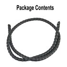 Cable Management Tube for a Clutter Free Environment 6 6 Feet Length Black