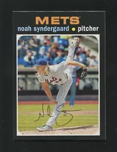 #428 NOAH SYNDERGAARD, Mets - 2020 Topps Heritage: SP 205001e - Picture 1 of 3