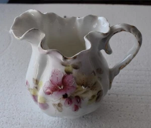 Very Nice Floral Porcelain Creamer - Picture 1 of 6